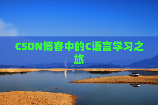 CSDN博客中的C语言学习之旅